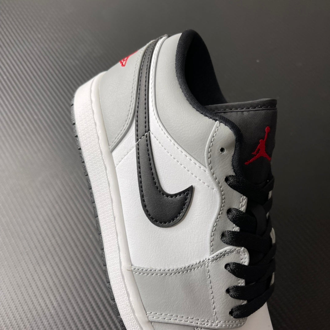 Jordan 1  low Cinza e Preto